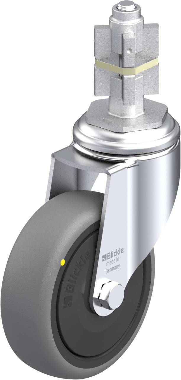 Blickle 750715 LKRA-TPA 101KF-11-ELS-E15 Kółko skrętne Średnica koła: 100 mm Maksymalne obciążenie: 70 kg 1 szt. - obrazek 1