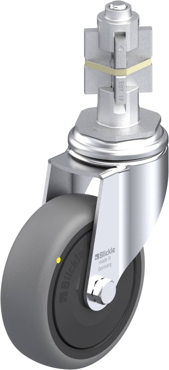 Blickle 739955 LKRA-TPA 101KF-11-ELS-E17 Kółko skrętne Średnica koła: 100 mm Maksymalne obciążenie: 70 kg 1 szt. - obrazek 1