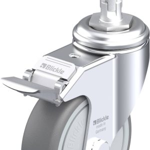 Blickle 743630 LKRA-TPA 101KF-11-FI-E11 Kółko skrętne z hamulcem Średnica koła: 100 mm Maksymalne obciążenie: 110 kg 1 s Blickle 743630 LKRA-TPA 101KF-11-FI-E11 Kółko skrętne z hamulcem Średnica koła: 100 mm Maksymalne obciążenie: 110 kg 1 s