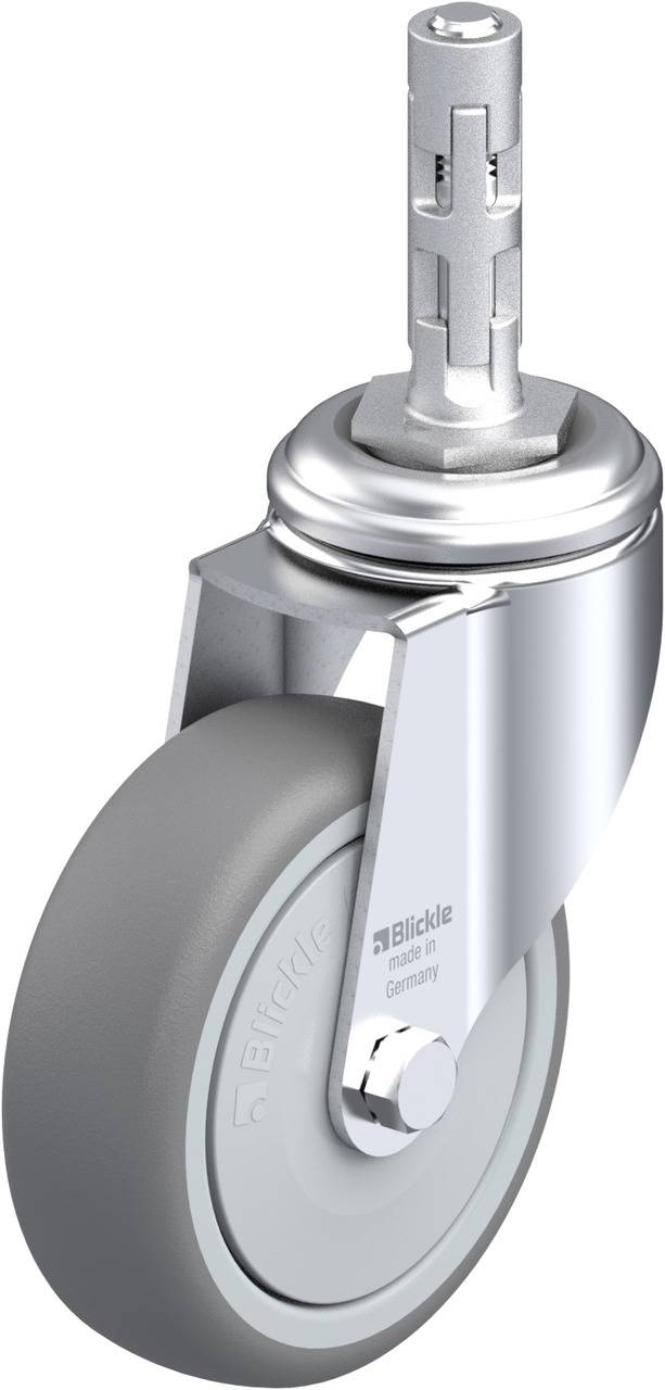 Blickle 743628 LKRA-TPA 101KF-11-E11 Kółko skrętne Średnica koła: 100 mm Maksymalne obciążenie: 110 kg 1 szt. - obrazek 1