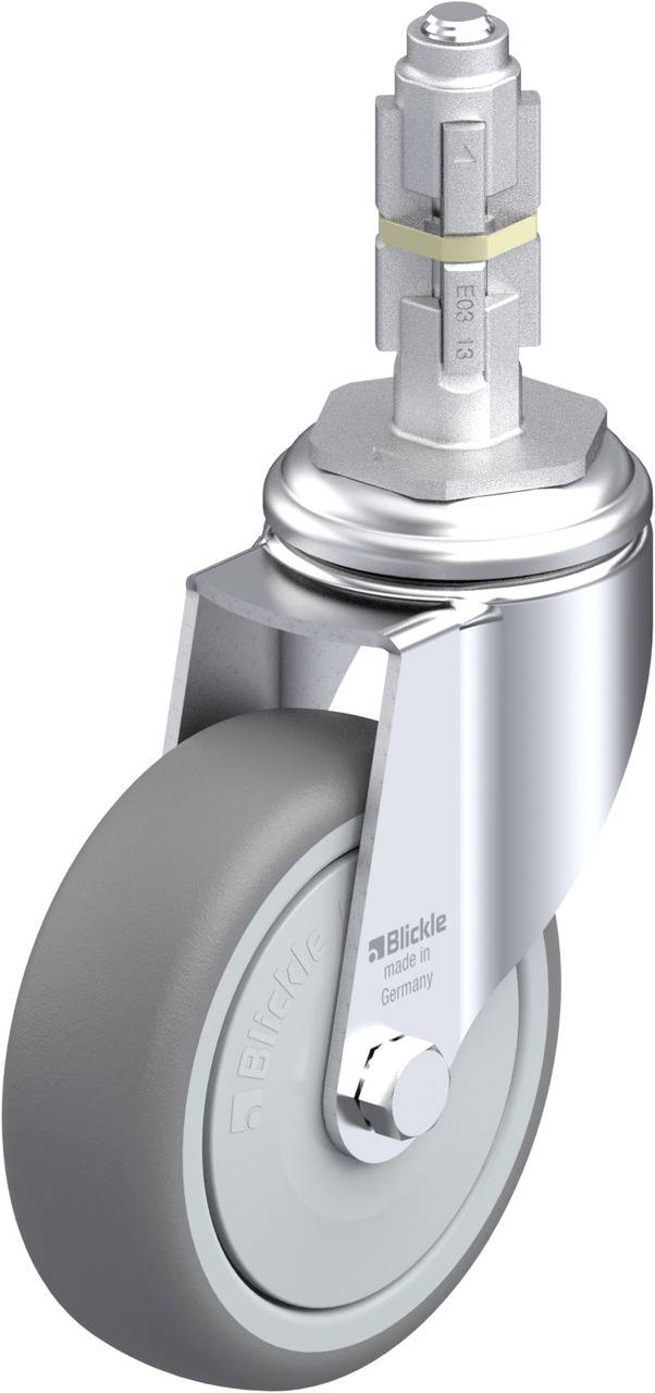 Blickle 635003 LKRA-TPA 101KF-11-E13 Kółko skrętne Średnica koła: 100 mm Maksymalne obciążenie: 110 kg 1 szt. - obrazek 1