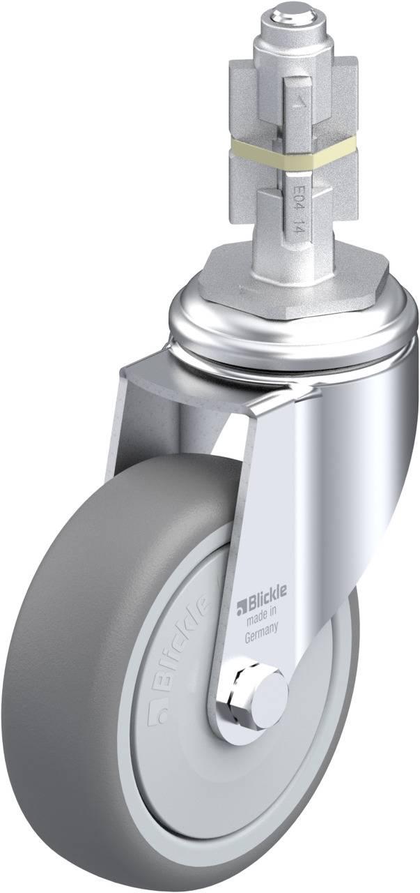 Blickle 625426 LKRA-TPA 101KF-11-E14 Kółko skrętne Średnica koła: 100 mm Maksymalne obciążenie: 110 kg 1 szt. - obrazek 1