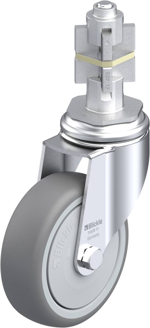 Blickle 695106 LKRA-TPA 101KF-11-E17 Kółko skrętne Średnica koła: 100 mm Maksymalne obciążenie: 110 kg 1 szt. - obrazek 1