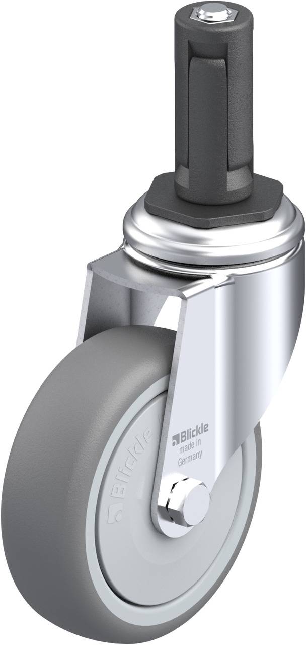Blickle 847876 LKRA-TPA 101KF-11-ER13 Kółko skrętne Średnica koła: 100 mm Maksymalne obciążenie: 110 kg 1 szt. - obrazek 1