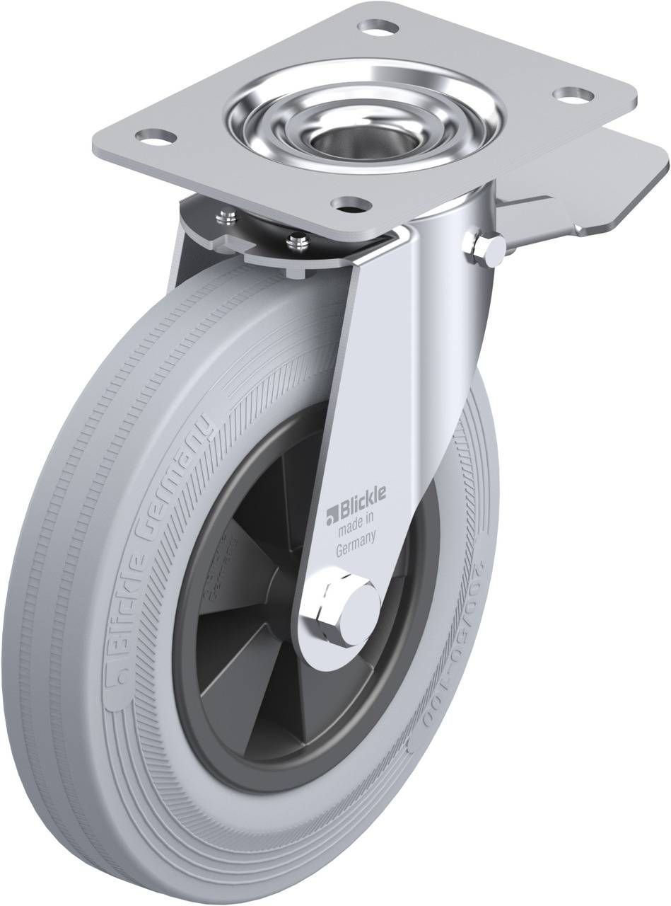 Blickle 422584 LE-VPP 200G-ST-SG Kółko skrętne z hamulcem Średnica koła: 200 mm Maksymalne obciążenie: 205 kg 1 szt. - obrazek 1
