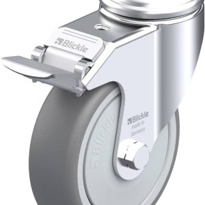 Blickle 575225 LKRA-TPA 101KF-FI Kółko skrętne z hamulcem Średnica koła: 100 mm Maksymalne obciążenie: 110 kg 1 szt. Blickle 575225 LKRA-TPA 101KF-FI Kółko skrętne z hamulcem Średnica koła: 100 mm Maksymalne obciążenie: 110 kg 1 szt.