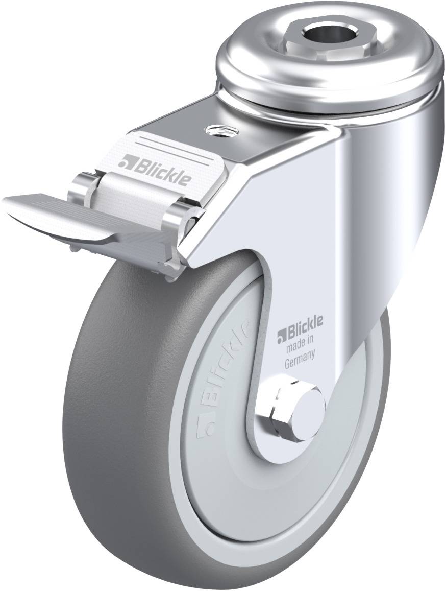Blickle 575225 LKRA-TPA 101KF-FI Kółko skrętne z hamulcem Średnica koła: 100 mm Maksymalne obciążenie: 110 kg 1 szt. - obrazek 1
