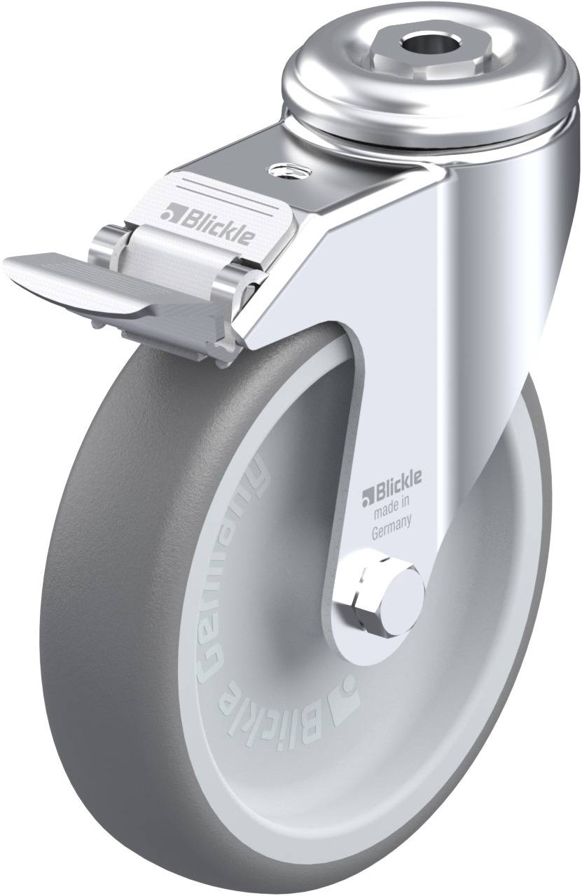 Blickle 551820 LKRA-TPA 126G-11-FI Kółko skrętne z hamulcem Średnica koła: 125 mm Maksymalne obciążenie: 120 kg 1 szt. - obrazek 1