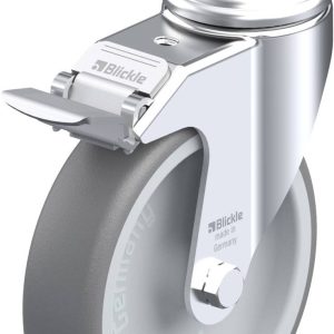Blickle 614081 LKRA-TPA 126G-FI-GS12 Kółko skrętne z hamulcem Średnica koła: 125 mm Maksymalne obciążenie: 120 kg 1 szt. Blickle 614081 LKRA-TPA 126G-FI-GS12 Kółko skrętne z hamulcem Średnica koła: 125 mm Maksymalne obciążenie: 120 kg 1 szt.