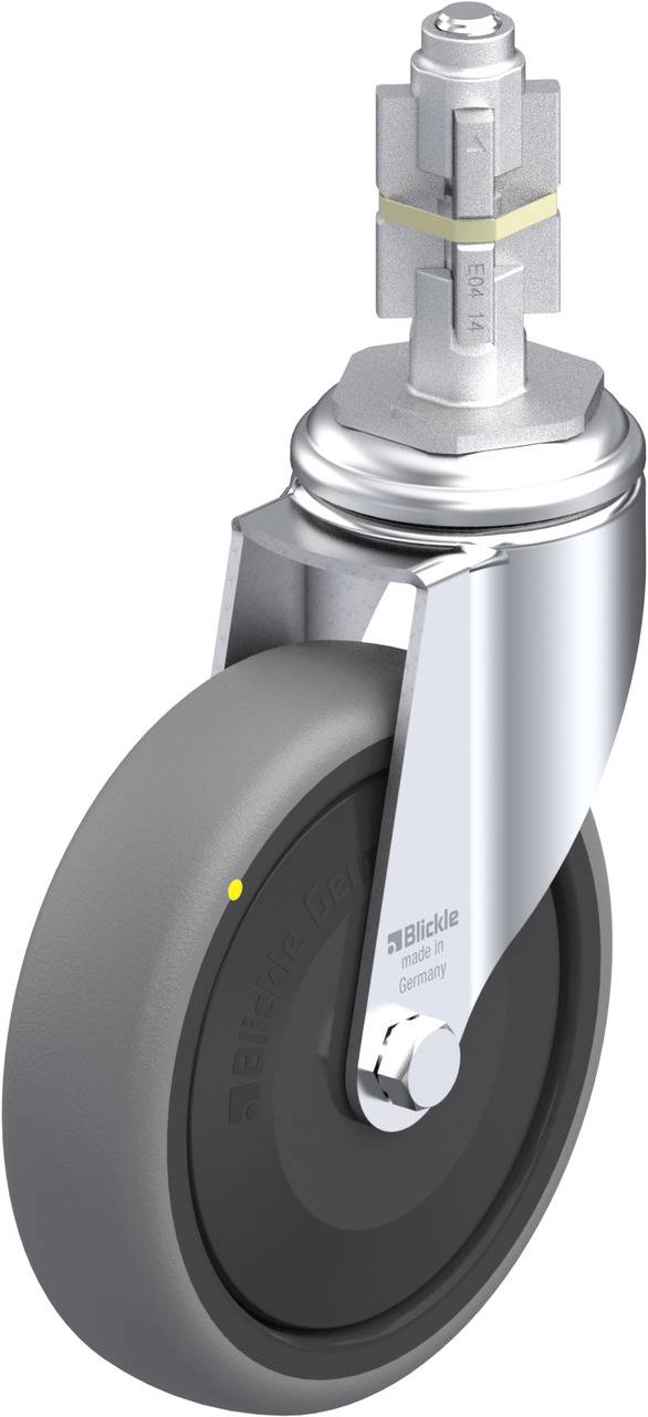 Blickle 750731 LKRA-TPA 126KF-11-ELS-E14 Kółko skrętne Średnica koła: 125 mm Maksymalne obciążenie: 80 kg 1 szt. - obrazek 1