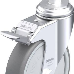 Blickle 633370 LKRA-TPA 126KF-11-FI-E12 Kółko skrętne z hamulcem Średnica koła: 125 mm Maksymalne obciążenie: 120 kg 1 s Blickle 633370 LKRA-TPA 126KF-11-FI-E12 Kółko skrętne z hamulcem Średnica koła: 125 mm Maksymalne obciążenie: 120 kg 1 s