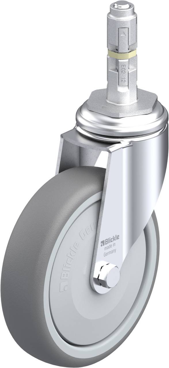 Blickle 633396 LKRA-TPA 126KF-11-E12 Kółko skrętne Średnica koła: 125 mm Maksymalne obciążenie: 120 kg 1 szt. - obrazek 1