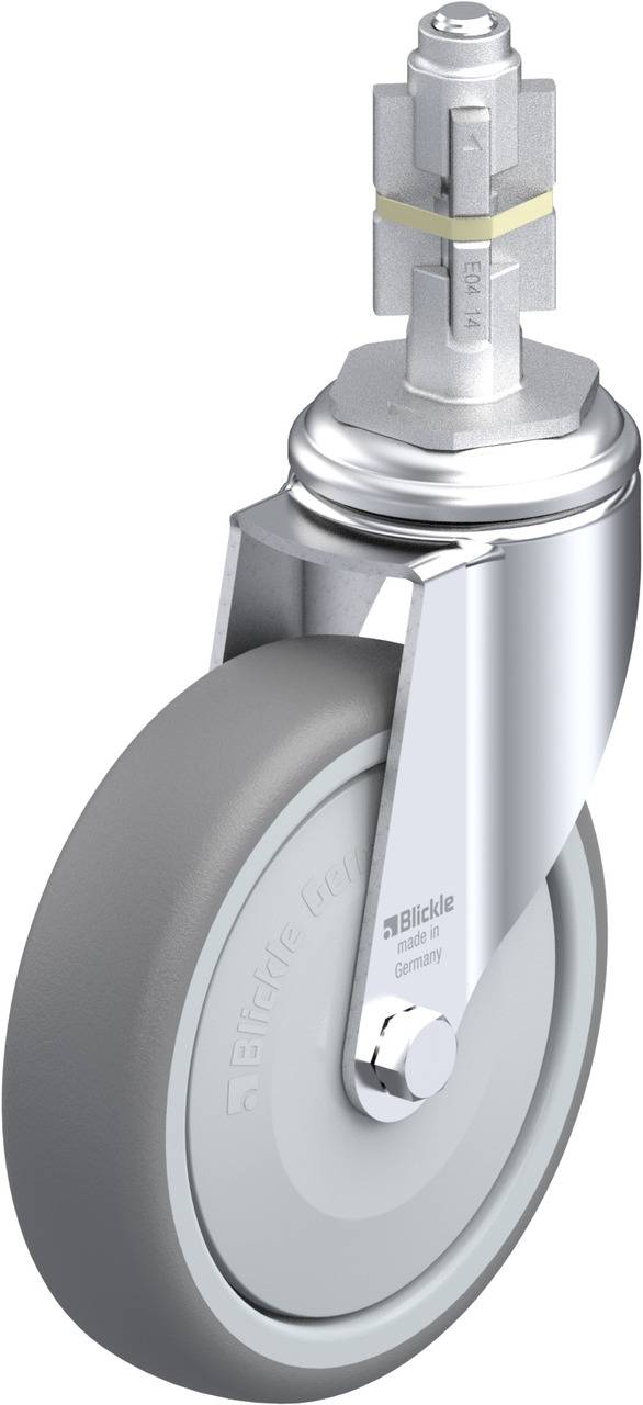 Blickle 613018 LKRA-TPA 126KF-11-E14 Kółko skrętne Średnica koła: 125 mm Maksymalne obciążenie: 120 kg 1 szt. - obrazek 1