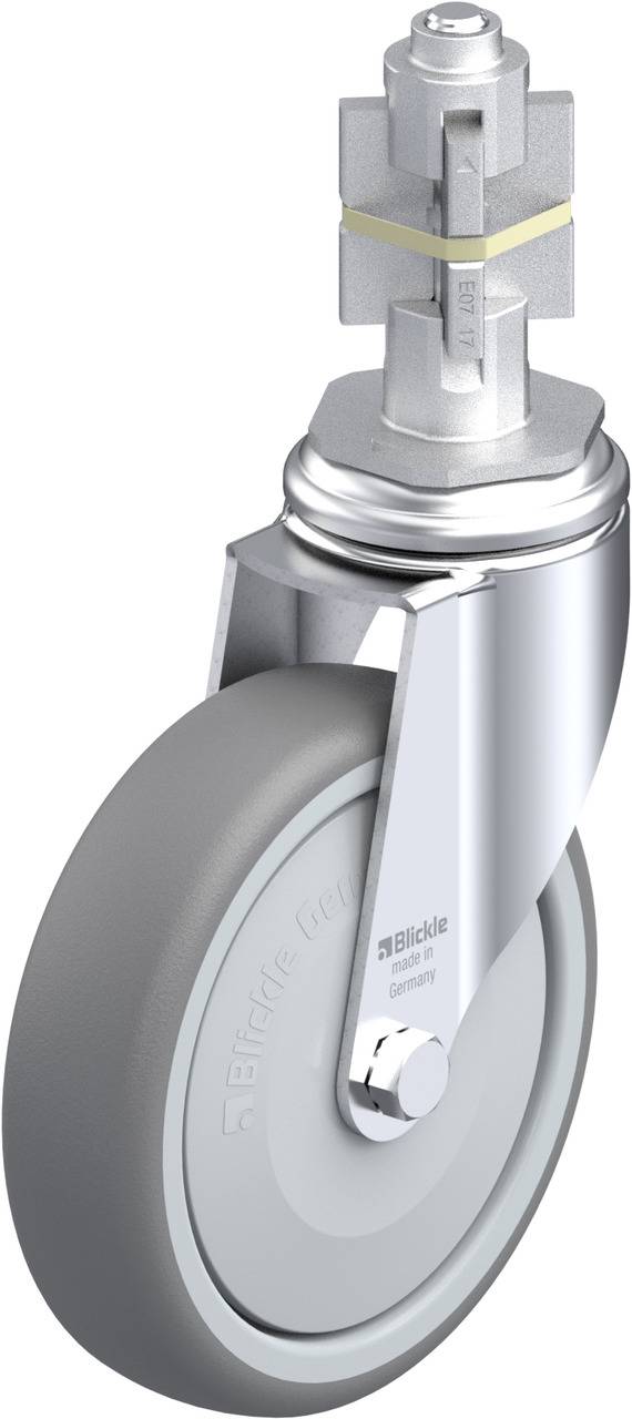 Blickle 639005 LKRA-TPA 126KF-11-E17 Kółko skrętne Średnica koła: 125 mm Maksymalne obciążenie: 120 kg 1 szt. - obrazek 1