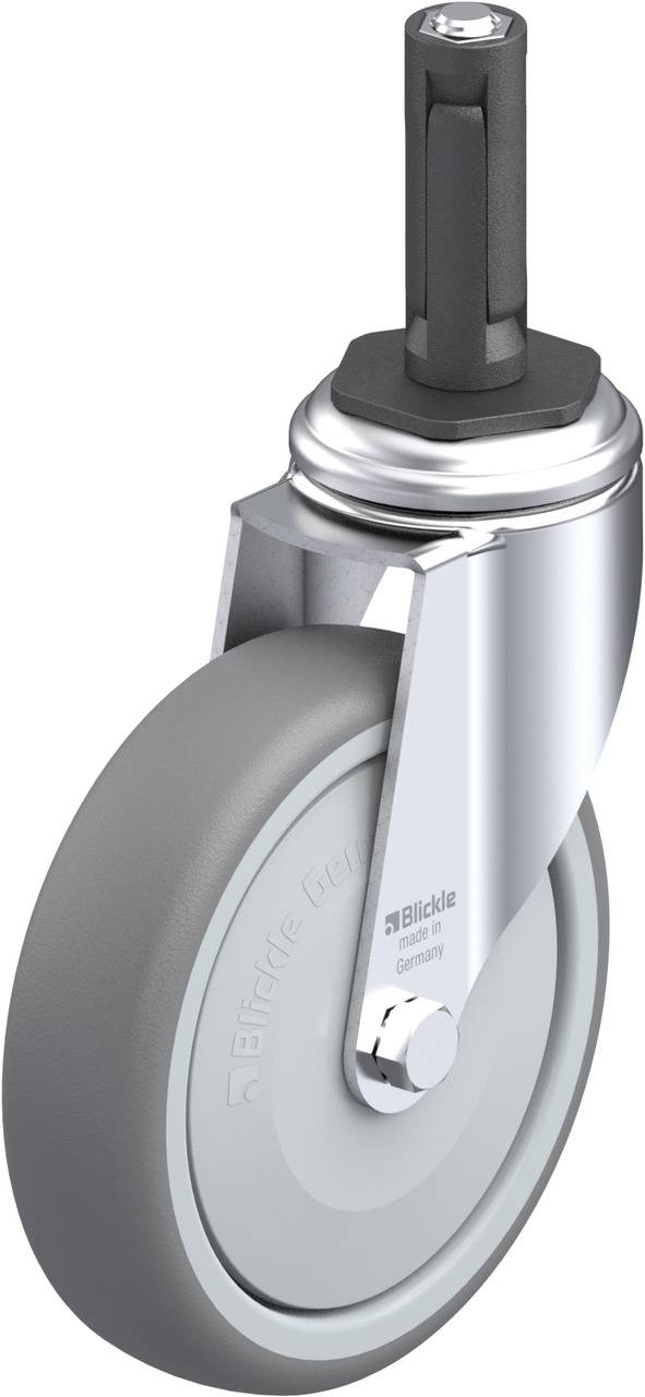 Blickle 847910 LKRA-TPA 126KF-11-ER12 Kółko skrętne Średnica koła: 125 mm Maksymalne obciążenie: 120 kg 1 szt. - obrazek 1