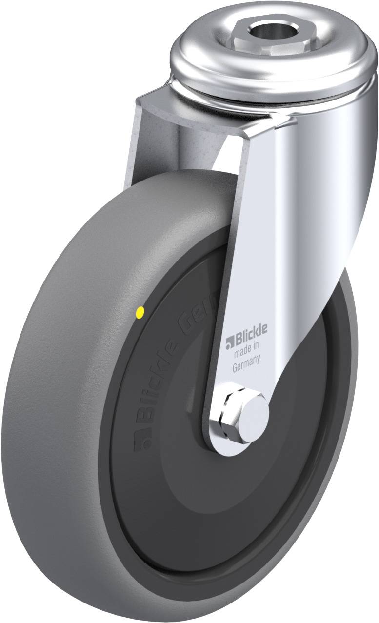 Blickle 630293 LKRA-TPA 126KF-ELS Kółko skrętne Średnica koła: 125 mm Maksymalne obciążenie: 80 kg 1 szt. - obrazek 1