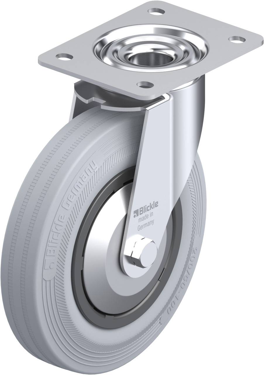 Blickle 696740 LE-VPP 200R-SG-FA Kółko skrętne Średnica koła: 200 mm Maksymalne obciążenie: 205 kg 1 szt. - obrazek 1