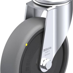 Blickle 659540 LKRA-TPA 126KF-ELS-GS12 Kółko skrętne Średnica koła: 125 mm Maksymalne obciążenie: 80 kg 1 szt. Blickle 659540 LKRA-TPA 126KF-ELS-GS12 Kółko skrętne Średnica koła: 125 mm Maksymalne obciążenie: 80 kg 1 szt.