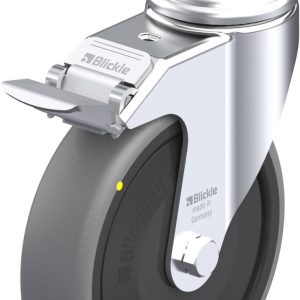 Blickle 659532 LKRA-TPA 126KF-FI-ELS-GS12 Kółko skrętne z hamulcem Średnica koła: 125 mm Maksymalne obciążenie: 80 kg 1 Blickle 659532 LKRA-TPA 126KF-FI-ELS-GS12 Kółko skrętne z hamulcem Średnica koła: 125 mm Maksymalne obciążenie: 80 kg 1