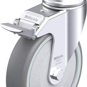 Blickle 620575 LKRA-TPA 126KF-FI-GS12 Kółko skrętne z hamulcem Średnica koła: 125 mm Maksymalne obciążenie: 120 kg 1 szt Blickle 620575 LKRA-TPA 126KF-FI-GS12 Kółko skrętne z hamulcem Średnica koła: 125 mm Maksymalne obciążenie: 120 kg 1 szt