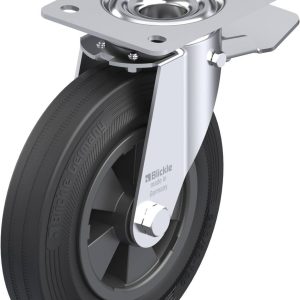 Blickle 294843 LE-VPP 200R-ST Kółko skrętne z hamulcem Średnica koła: 200 mm Maksymalne obciążenie: 205 kg 1 szt.