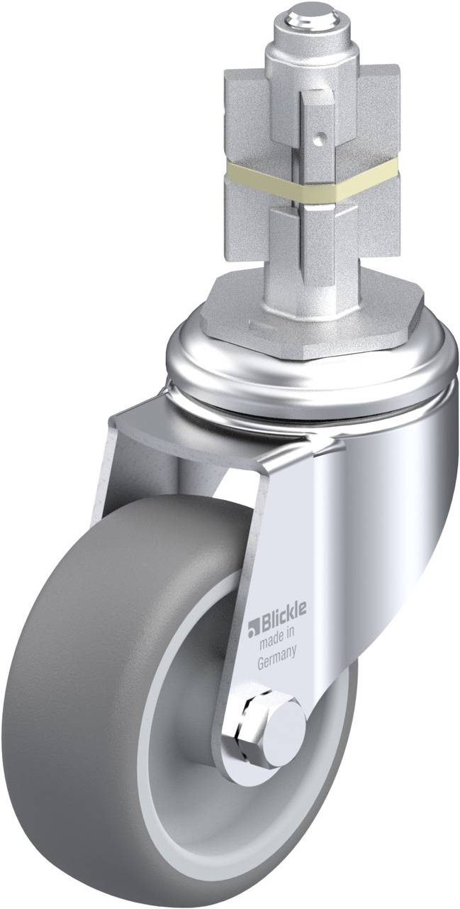 Blickle 740845 LKRA-TPA 80G-11-E15 Kółko skrętne Średnica koła: 80 mm Maksymalne obciążenie: 100 kg 1 szt. - obrazek 1