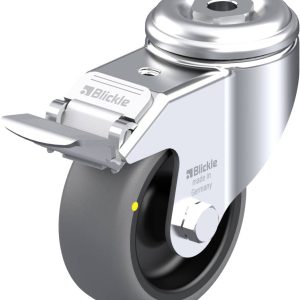 Blickle 705392 LKRA-TPA 80G-11-FI-ELS Kółko skrętne z hamulcem Średnica koła: 80 mm Maksymalne obciążenie: 65 kg 1 szt.