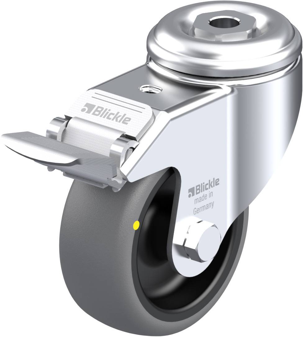 Blickle 705392 LKRA-TPA 80G-11-FI-ELS Kółko skrętne z hamulcem Średnica koła: 80 mm Maksymalne obciążenie: 65 kg 1 szt. - obrazek 1