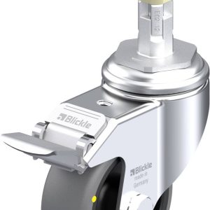 Blickle 737780 LKRA-TPA 80G-11-FI-ELS-E12 Kółko skrętne z hamulcem Średnica koła: 80 mm Maksymalne obciążenie: 65 kg 1 s
