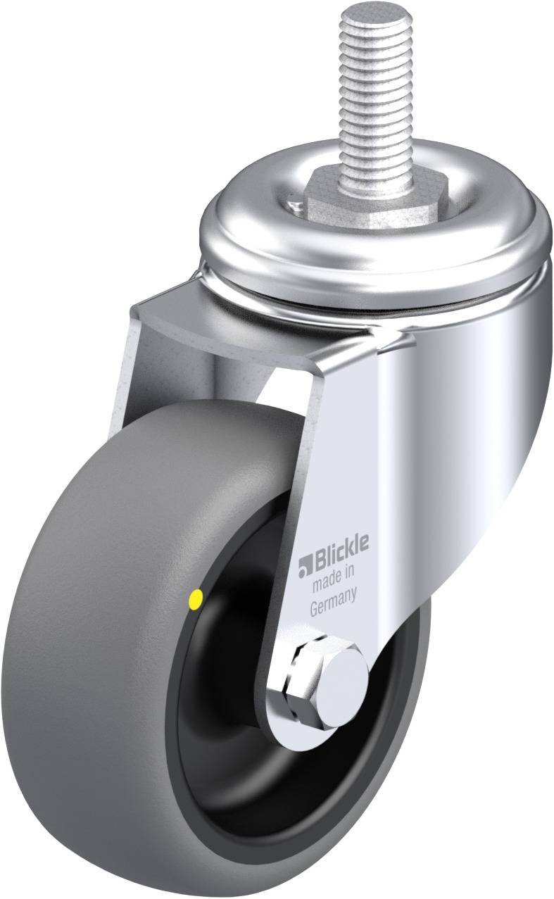 Blickle 737317 LKRA-TPA 80G-ELS-GS12 Kółko skrętne Średnica koła: 80 mm Maksymalne obciążenie: 65 kg 1 szt. - obrazek 1