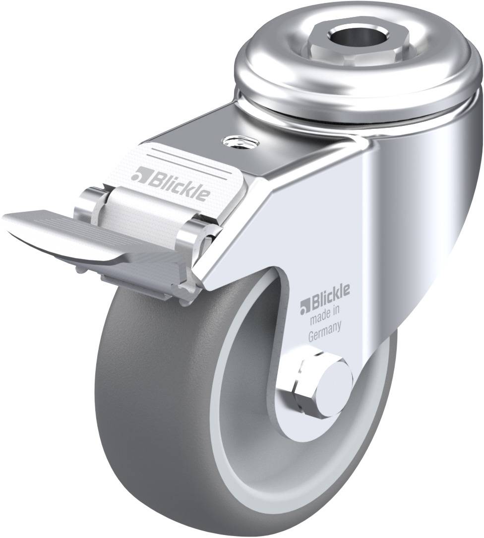 Blickle 575175 LKRA-TPA 80G-FI Kółko skrętne z hamulcem Średnica koła: 80 mm Maksymalne obciążenie: 100 kg 1 szt. - obrazek 1