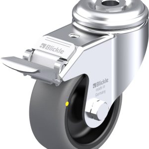 Blickle 613562 LKRA-TPA 80G-FI-ELS Kółko skrętne z hamulcem Średnica koła: 80 mm Maksymalne obciążenie: 65 kg 1 szt. Blickle 613562 LKRA-TPA 80G-FI-ELS Kółko skrętne z hamulcem Średnica koła: 80 mm Maksymalne obciążenie: 65 kg 1 szt.