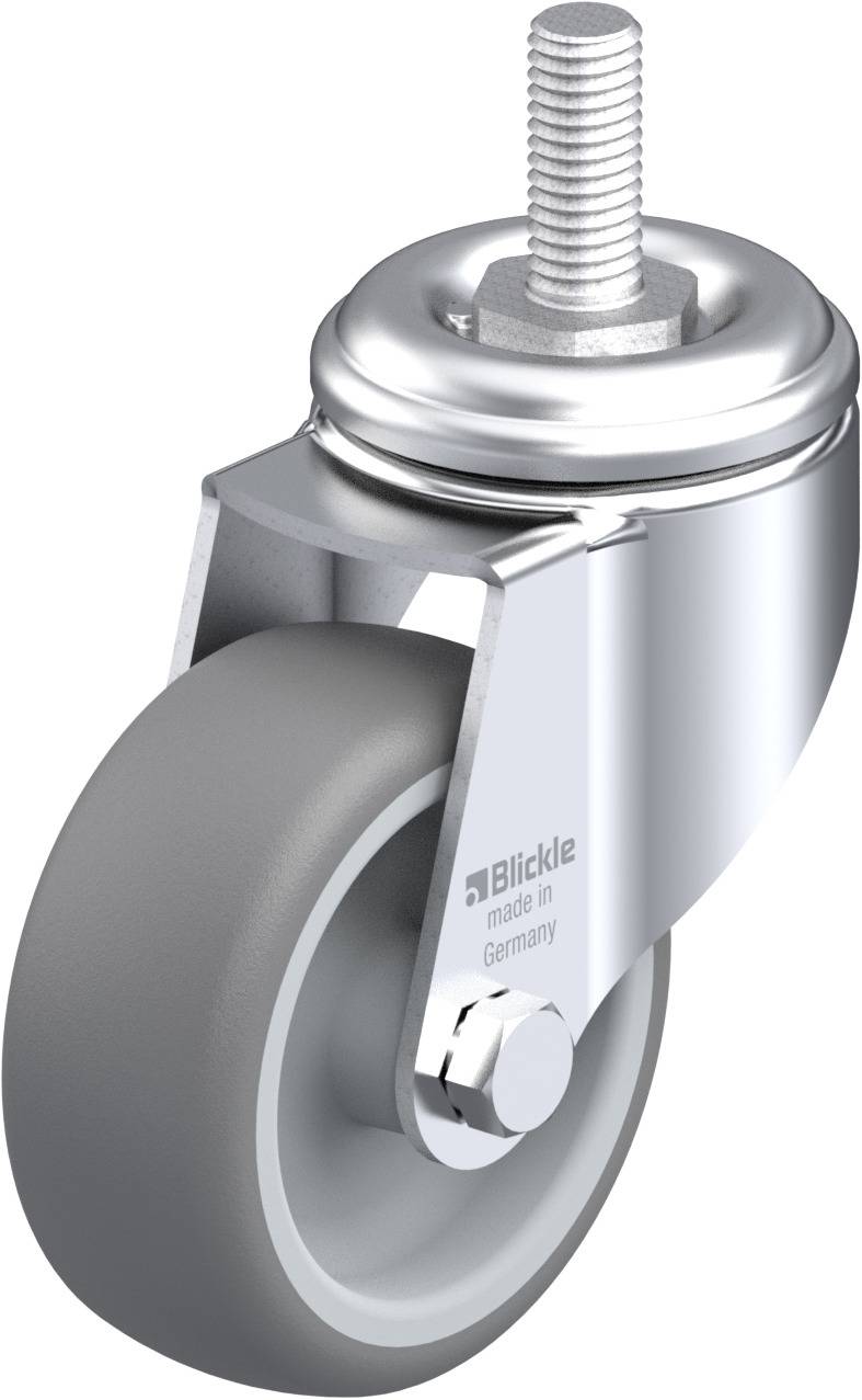 Blickle 613042 LKRA-TPA 80G-GS12 Kółko skrętne Średnica koła: 80 mm Maksymalne obciążenie: 100 kg 1 szt. - obrazek 1