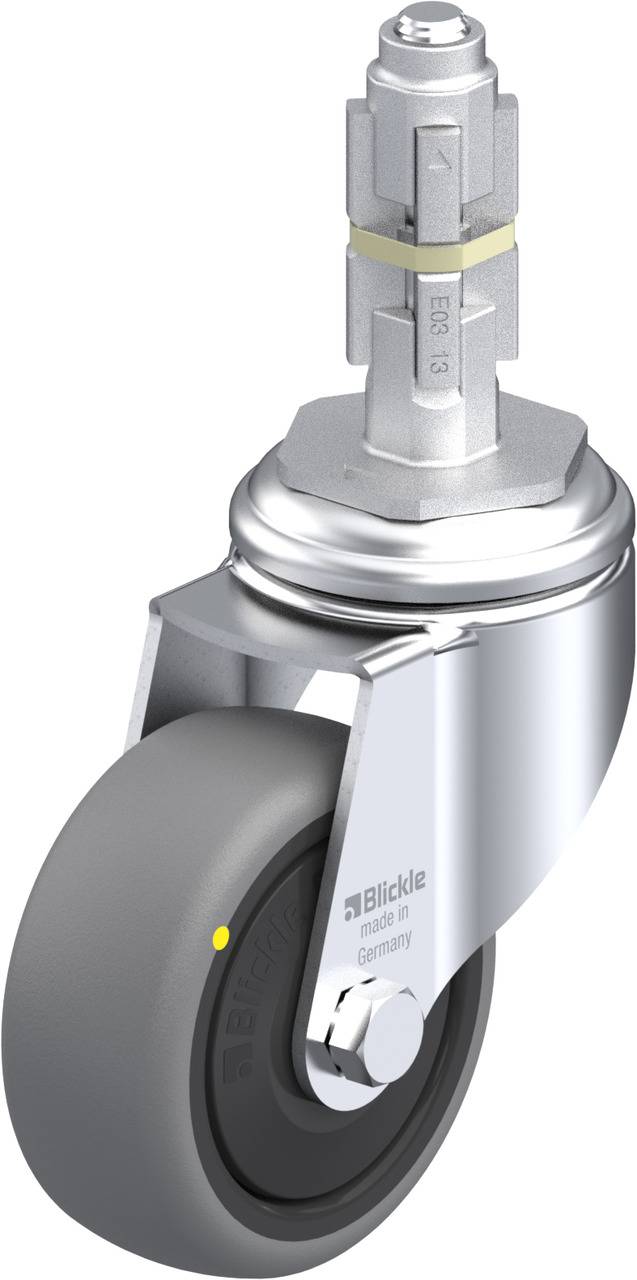 Blickle 750759 LKRA-TPA 80KF-11-ELS-E13 Kółko skrętne Średnica koła: 80 mm Maksymalne obciążenie: 65 kg 1 szt. - obrazek 1