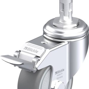 Blickle 652404 LKRA-TPA 80KF-11-FI-E11 Kółko skrętne z hamulcem Średnica koła: 80 mm Maksymalne obciążenie: 100 kg 1 szt Blickle 652404 LKRA-TPA 80KF-11-FI-E11 Kółko skrętne z hamulcem Średnica koła: 80 mm Maksymalne obciążenie: 100 kg 1 szt