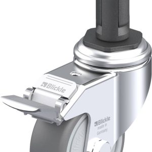 Blickle 847845 LKRA-TPA 80KF-11-FI-ER13 Kółko skrętne z hamulcem Średnica koła: 80 mm Maksymalne obciążenie: 100 kg 1 sz Blickle 847845 LKRA-TPA 80KF-11-FI-ER13 Kółko skrętne z hamulcem Średnica koła: 80 mm Maksymalne obciążenie: 100 kg 1 sz
