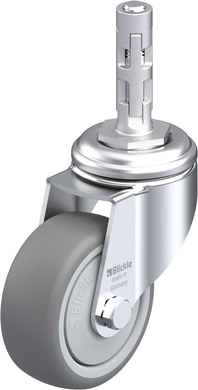 Blickle 652396 LKRA-TPA 80KF-11-E11 Kółko skrętne Średnica koła: 80 mm Maksymalne obciążenie: 100 kg 1 szt. - obrazek 1