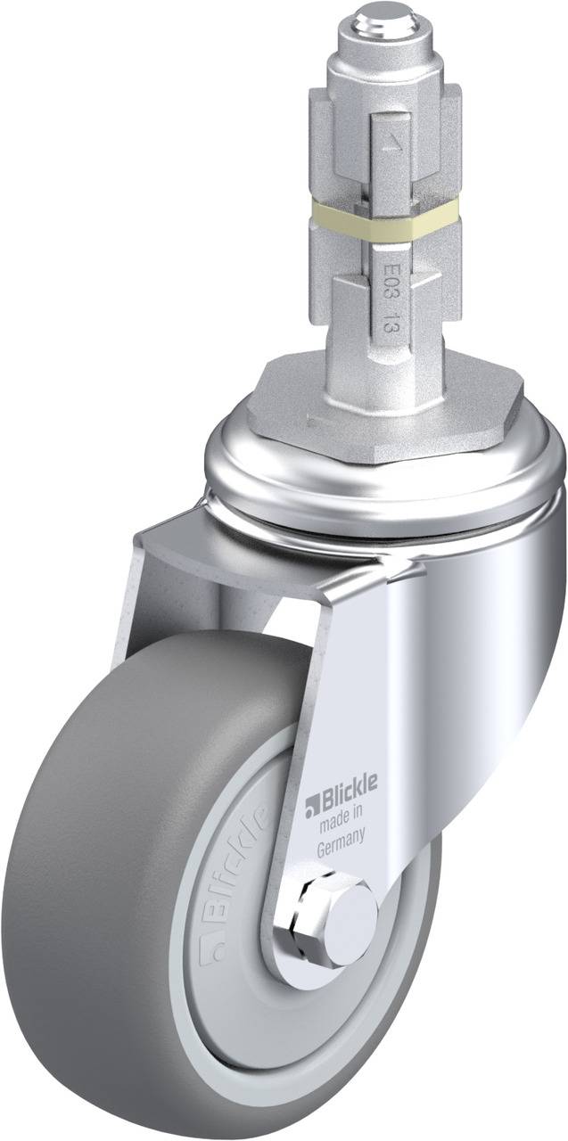 Blickle 655035 LKRA-TPA 80KF-11-E13 Kółko skrętne Średnica koła: 80 mm Maksymalne obciążenie: 100 kg 1 szt. - obrazek 1