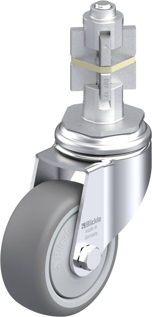 Blickle 676510 LKRA-TPA 80KF-11-E17 Kółko skrętne Średnica koła: 80 mm Maksymalne obciążenie: 100 kg 1 szt. - obrazek 1