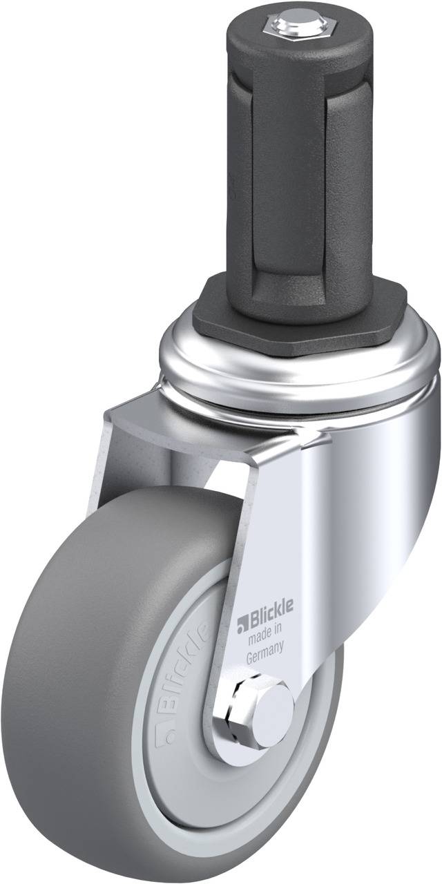 Blickle 847853 LKRA-TPA 80KF-11-ER14 Kółko skrętne Średnica koła: 80 mm Maksymalne obciążenie: 100 kg 1 szt. - obrazek 1
