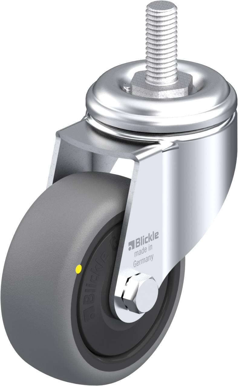 Blickle 713230 LKRA-TPA 80KF-ELS-GS12 Kółko skrętne Średnica koła: 80 mm Maksymalne obciążenie: 65 kg 1 szt. - obrazek 1