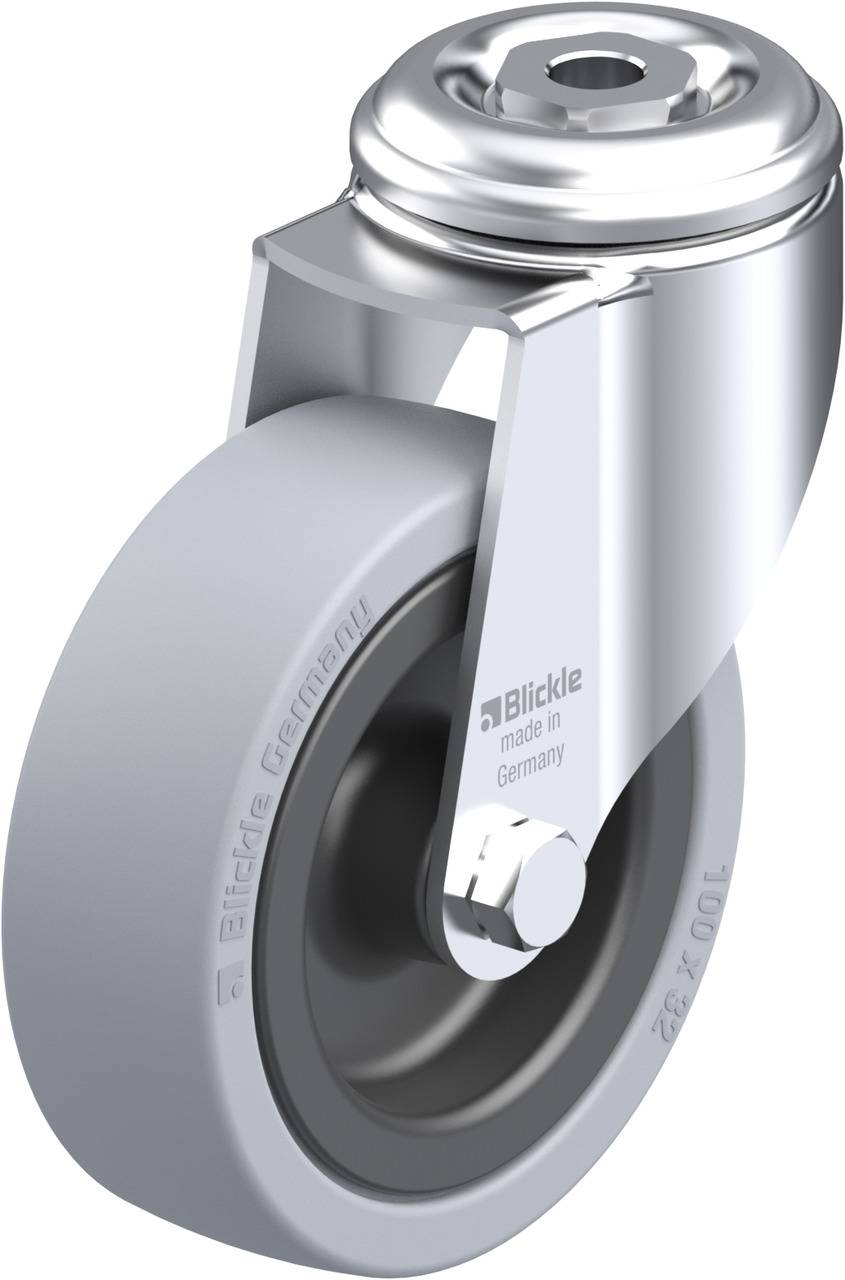 Blickle 575985 LKRA-VPA 101G-11 Kółko skrętne Średnica koła: 100 mm Maksymalne obciążenie: 110 kg 1 szt. - obrazek 1