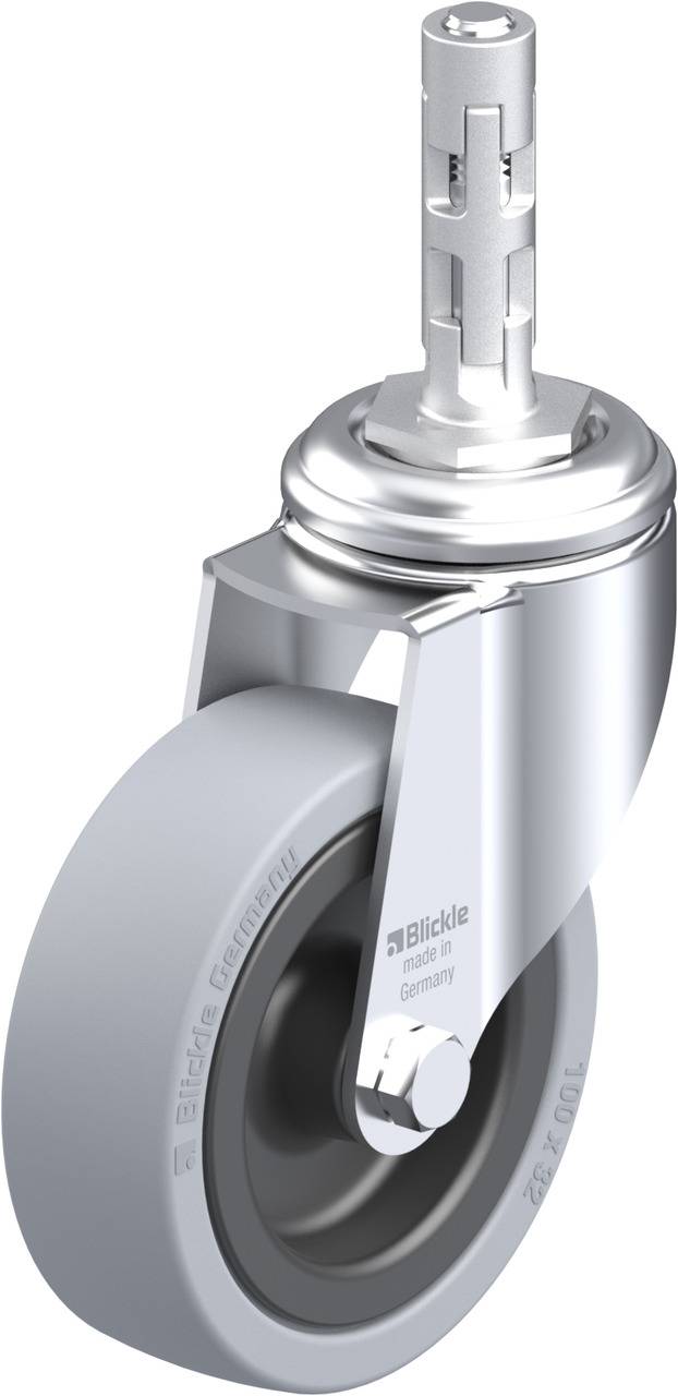 Blickle 383034 LKRA-VPA 101G-11-E11 Kółko skrętne Średnica koła: 100 mm Maksymalne obciążenie: 110 kg 1 szt. - obrazek 1