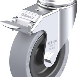 Blickle 576025 LKRA-VPA 101G-11-FI Kółko skrętne z hamulcem Średnica koła: 100 mm Maksymalne obciążenie: 110 kg 1 szt. Blickle 576025 LKRA-VPA 101G-11-FI Kółko skrętne z hamulcem Średnica koła: 100 mm Maksymalne obciążenie: 110 kg 1 szt.