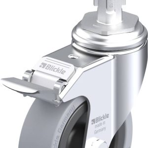 Blickle 276451 LKRA-VPA 101G-11-FI-E13 Kółko skrętne z hamulcem Średnica koła: 100 mm Maksymalne obciążenie: 110 kg 1 sz Blickle 276451 LKRA-VPA 101G-11-FI-E13 Kółko skrętne z hamulcem Średnica koła: 100 mm Maksymalne obciążenie: 110 kg 1 sz