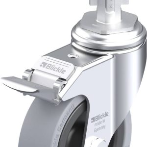 Blickle 327700 LKRA-VPA 101G-11-FI-E14 Kółko skrętne z hamulcem Średnica koła: 100 mm Maksymalne obciążenie: 110 kg 1 sz