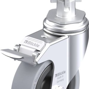 Blickle 652594 LKRA-VPA 101G-11-FI-E17 Kółko skrętne z hamulcem Średnica koła: 100 mm Maksymalne obciążenie: 110 kg 1 sz Blickle 652594 LKRA-VPA 101G-11-FI-E17 Kółko skrętne z hamulcem Średnica koła: 100 mm Maksymalne obciążenie: 110 kg 1 sz