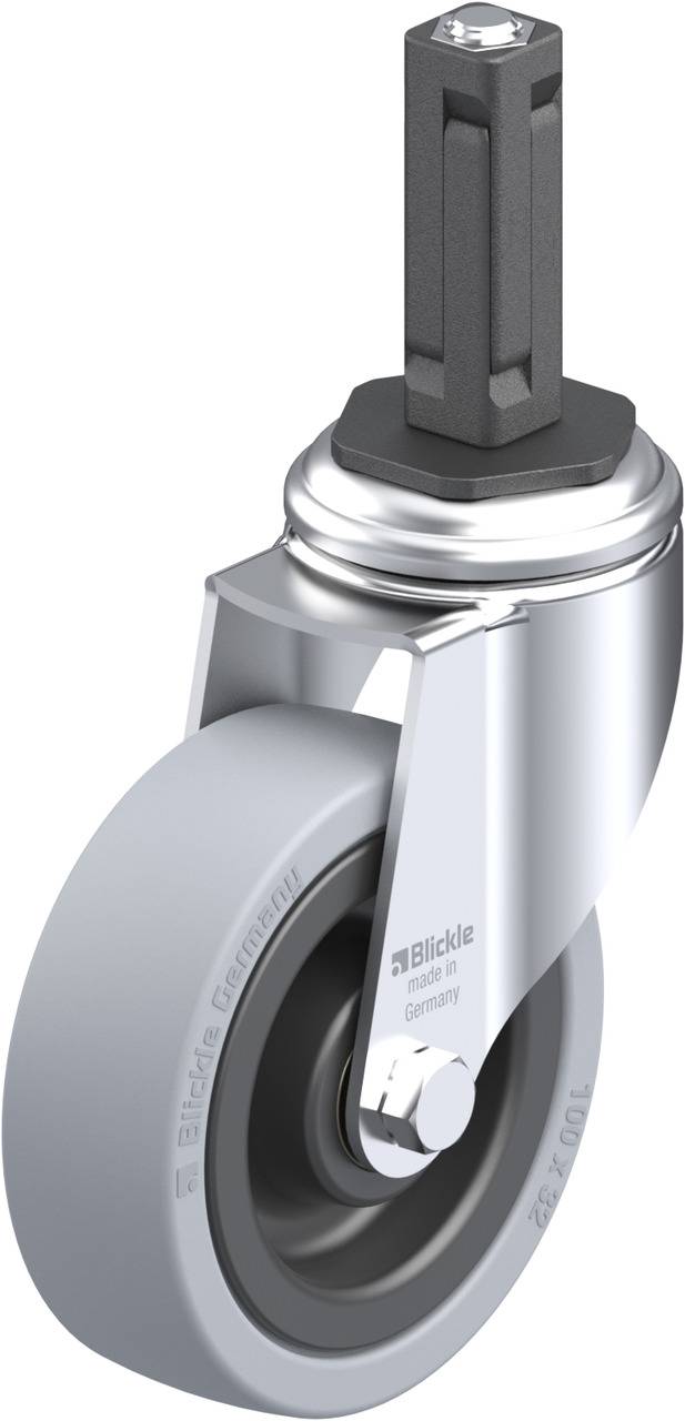 Blickle 848240 LKRA-VPA 101K-11-EV12 Kółko skrętne Średnica koła: 100 mm Maksymalne obciążenie: 110 kg 1 szt. - obrazek 1
