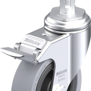 Blickle 374074 LKRA-VPA 101K-11-FI-E12 Kółko skrętne z hamulcem Średnica koła: 100 mm Maksymalne obciążenie: 110 kg 1 sz Blickle 374074 LKRA-VPA 101K-11-FI-E12 Kółko skrętne z hamulcem Średnica koła: 100 mm Maksymalne obciążenie: 110 kg 1 sz