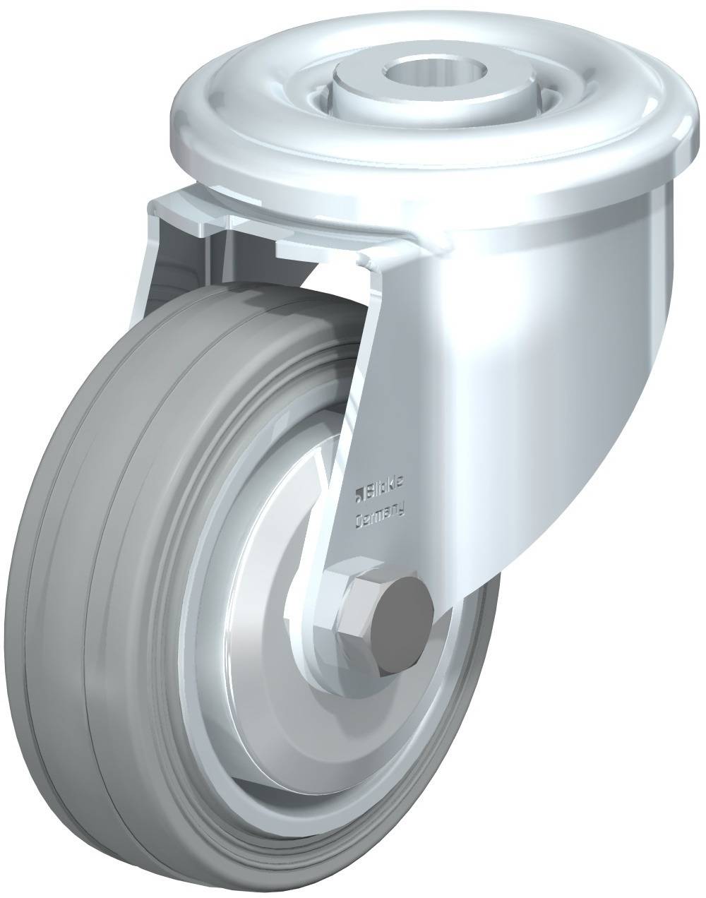 Blickle 634055 LER-VE 80R-SG-FA Kółko skrętne Średnica koła: 80 mm Maksymalne obciążenie: 50 kg 1 szt. - obrazek 1